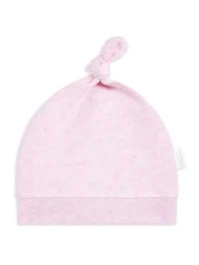 Purebaby Babies' Knot Hat In Pink