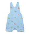 PUREBABY SAFARI EMBROIDERED DUNGAREES (0-24 MONTHS)