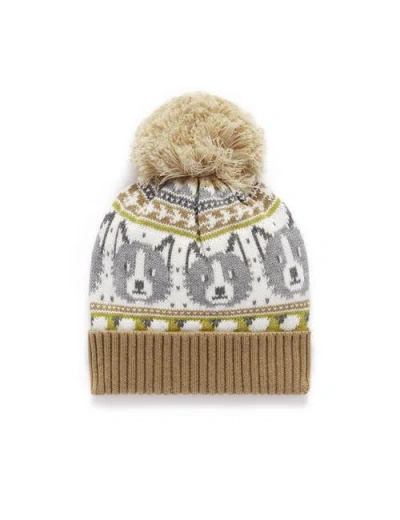 Purebaby Sheep Dog Beanie In Brown