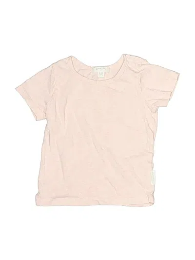 Pre-owned Purebaby Babies' Short Sleeve T-shirt In Pink