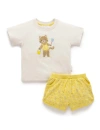 Purebaby Sunshine Tee & Short Set In Multi