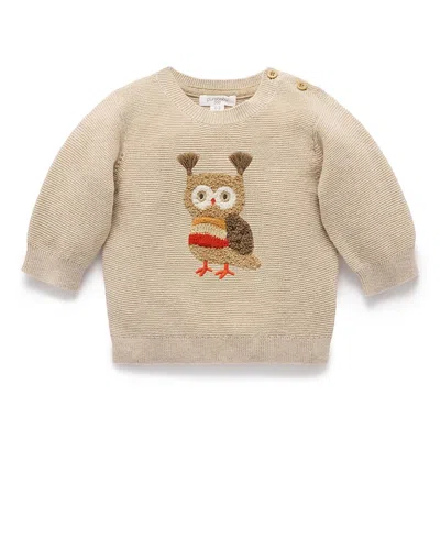 Purebaby Unisex Magical Forest Sweater - Baby In Neutral