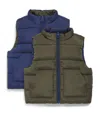 PUREBABY WATER-RESISTANT REVERSIBLE PUFFER GILET (0-24 MONTHS)