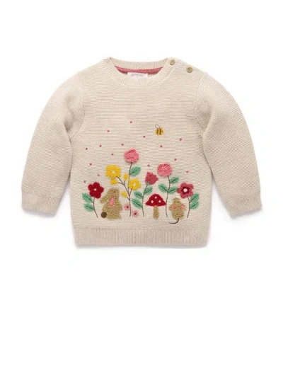 Purebaby Woodland Jumper In Neutral