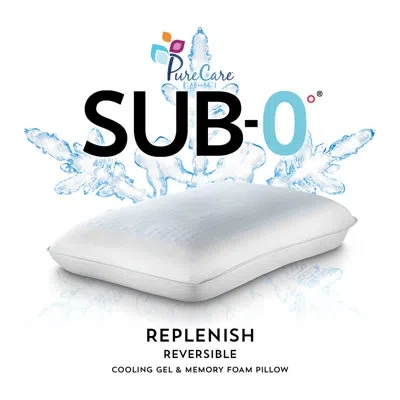 Purecare Memory Foam Medium Support Pillow In White