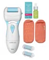 Purecode 3 Step Pedicare With Rainforest Mist Argan Oil Set, Socks 6-9, 4 Piece, Created For Macy's In Peach