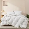 Puredown 3-in-1 Convertible Down Duvet Summer + All-season Comforter With Button Connection In White