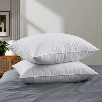 Puredown Cloud Quilted Grey Goose Feather Pillows