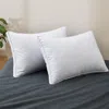 Puredown Diamond Stitch Double-line Tall Pillows In White