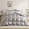 Puredown Luxurious Silk-covered Down Comforter - Premium Warmth And Elegance For All Seasons