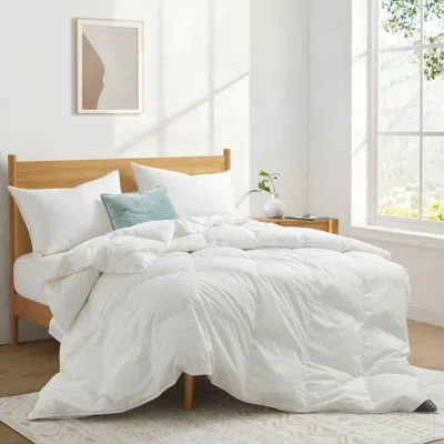 Puredown Organic Cotton Down Comforter – 90% White Duck Down, Lightweight & Breathable Summer Duvet Insert