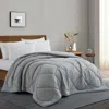 Puredown Peace Nest Ultra Soft Cover Reversible Waffle Comforter, King Or Queen Size