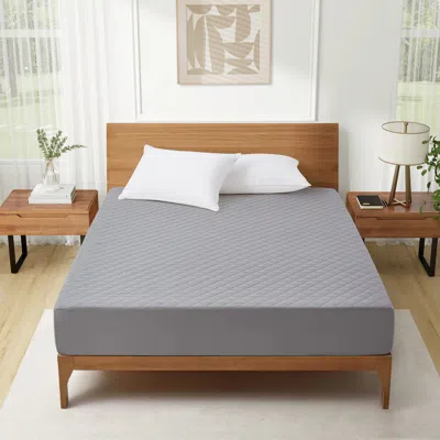 Puredown Waterproof Quilted Mattress Protector In Gray