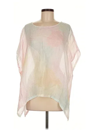 Pre-owned Purejill 3/4 Sleeve Blouse In Pink
