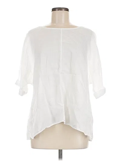Pre-owned Purejill 3/4 Sleeve Blouse In White