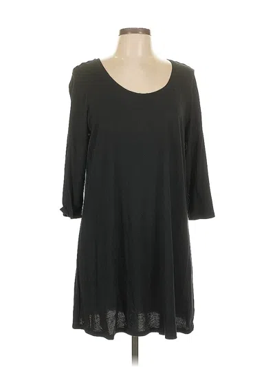 Pre-owned Purejill 3/4 Sleeve T-shirt In Black