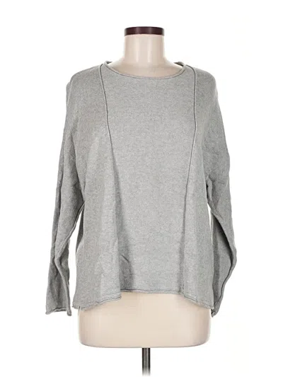 Pre-owned Purejill 3/4 Sleeve T-shirt In Gray