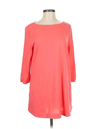 Pre-owned Purejill 3/4 Sleeve T-shirt In Orange