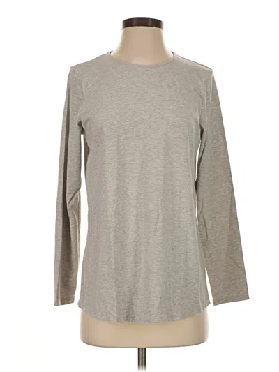 Pre-owned Purejill 3/4 Sleeve T-shirt In Gray