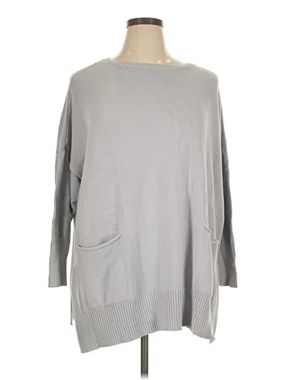 Pre-owned Purejill 3/4 Sleeve T-shirt In Gray