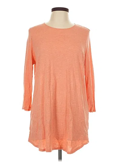 Pre-owned Purejill 3/4 Sleeve T-shirt In Orange