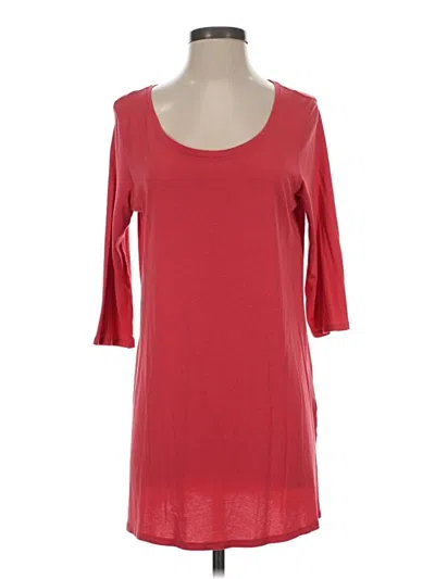 Pre-owned Purejill 3/4 Sleeve T-shirt In Red