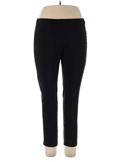 Pre-owned Purejill Active Pants In Black