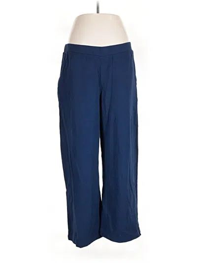 Pre-owned Purejill Active Pants In Blue
