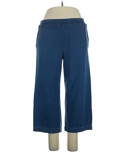 Pre-owned Purejill Active Pants In Blue