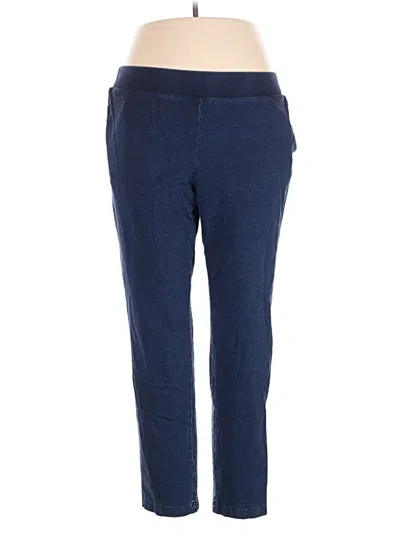 Pre-owned Purejill Active Pants In Blue