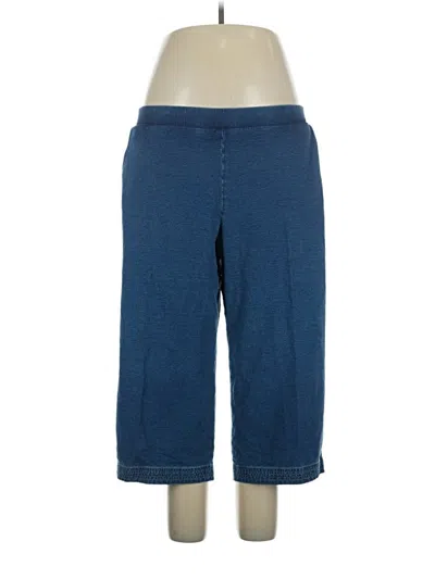 Pre-owned Purejill Active Pants In Blue