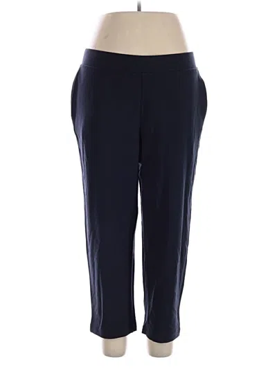 Pre-owned Purejill Active Pants In Blue