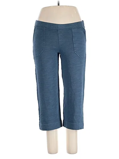 Pre-owned Purejill Active Pants In Blue