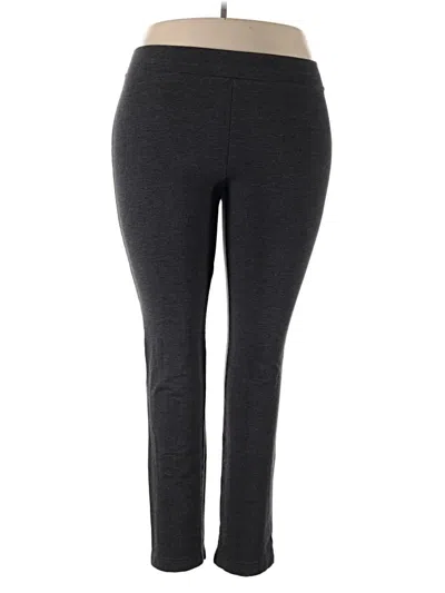 Pre-owned Purejill Active Pants In Gray