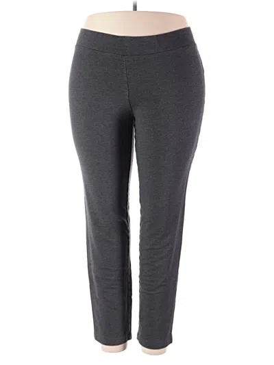 Pre-owned Purejill Active Pants In Gray