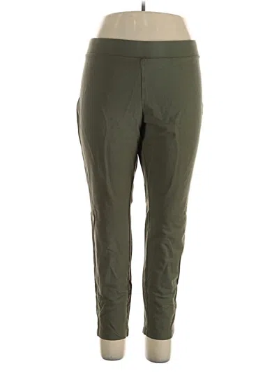 Pre-owned Purejill Active Pants In Green