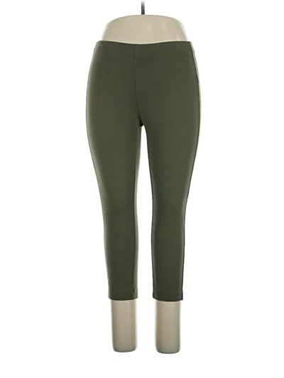 Pre-owned Purejill Active Pants In Green