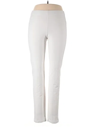 Pre-owned Purejill Active Pants In Ivory
