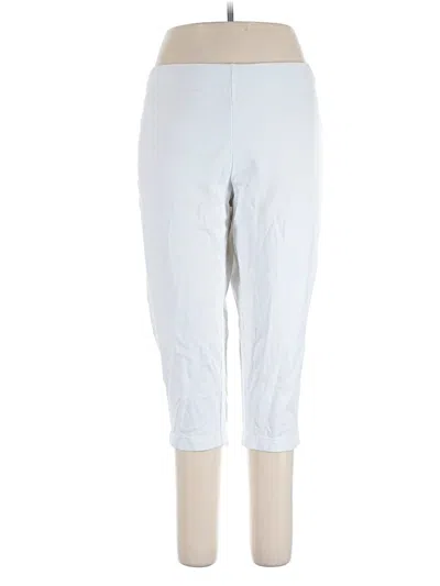 Pre-owned Purejill Active Pants In Silver