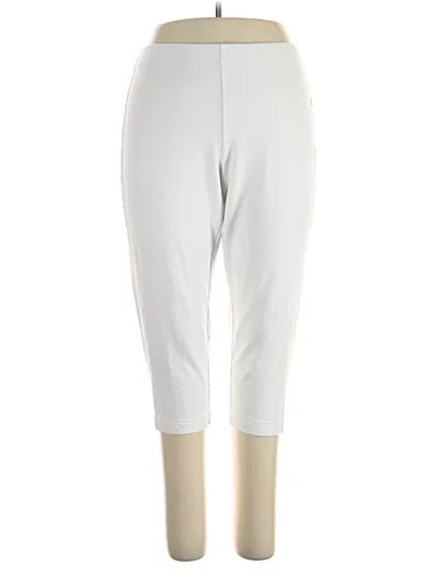 Pre-owned Purejill Active Pants In Silver