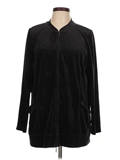 Pre-owned Purejill Cardigan Sweater In Black