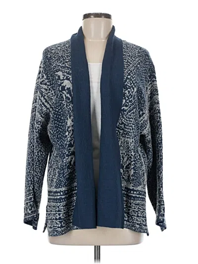 Pre-owned Purejill Cardigan Sweater In Blue