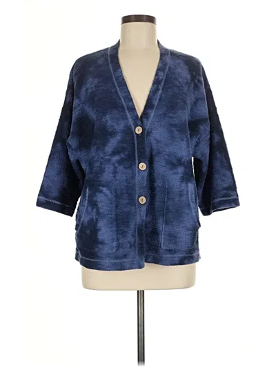 Pre-owned Purejill Cardigan Sweater In Blue