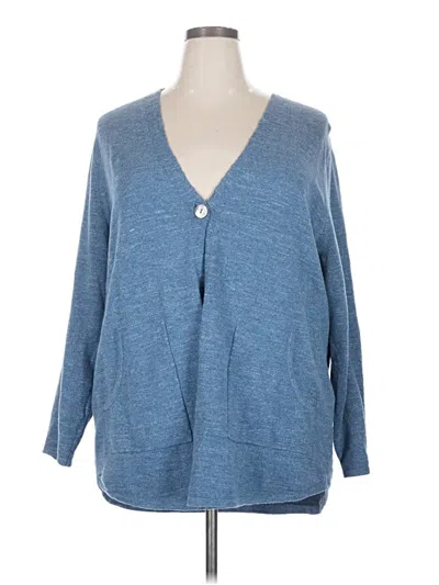 Pre-owned Purejill Cardigan Sweater In Blue