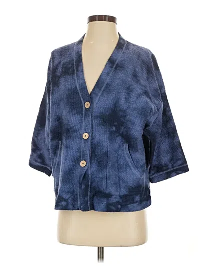 Pre-owned Purejill Cardigan Sweater In Blue