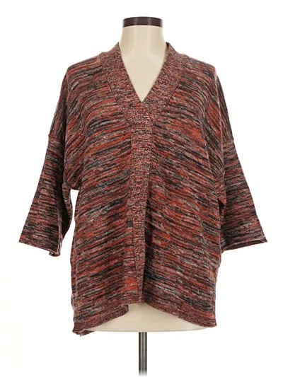 Pre-owned Purejill Cardigan Sweater In Brown