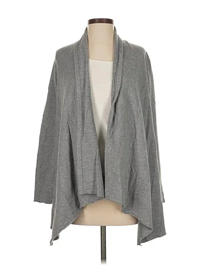 Pre-owned Purejill Cardigan Sweater In Gray
