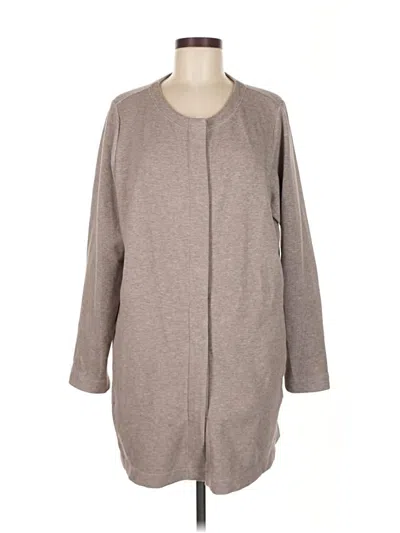 Pre-owned Purejill Cardigan Sweater In Gray