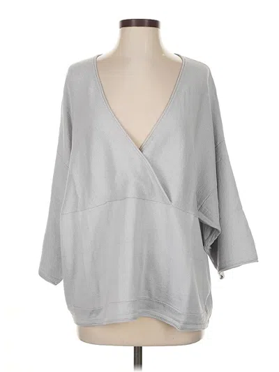 Pre-owned Purejill Cardigan Sweater In Gray