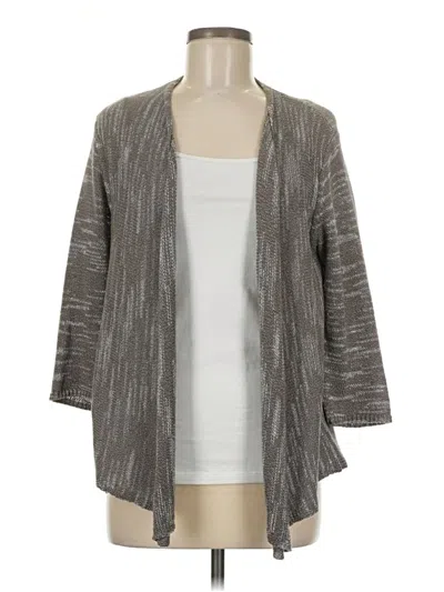 Pre-owned Purejill Cardigan Sweater In Gray